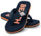 Ultrapower Flip-On Infradito per Unisex Adulto | Pantofole da Doccia | Suola Antiscivolo (44 / Uk 9.5, Blu E Arancio)