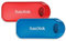 SanDisk Cruzer Snap 32GB USB Flash-Laufwerk - Twin Pack, Blau/Rot