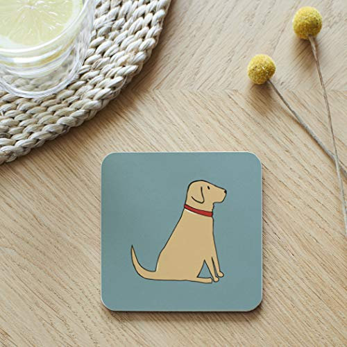 Sweet William Dessous de verre Labrador jaune