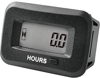 Yooreal AC/DC 5-277V Indicatore contaore digitale OEM, avviso di manutenzione regolare, funziona su vari trattori ZTR/tosaerba trattorino tagliabordi tagliabordi generatore trattore