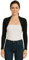 STAR FASHION Womens Long Sleeve Bolero Shrug Ladies Mini Blouse Open Front Cropped Top Lightweight Summer Cardigans Jacket Black 16-18