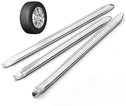 Cymax Set of 3 Tyre Lever Tire Irons Changing Tool Kit,30cm Premium Metal Steel Tire Repair Tools Changer Remove Tyre for Motorcycle Bike Scooter