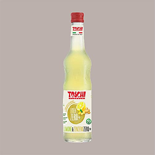 Lucgel Sciroppo Limone & Zenzero Zero+ Senza Zuccheri Toschi per Granita Cocktail - 740 gr -
