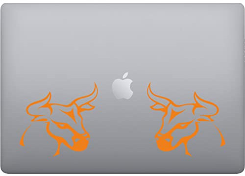 Aufkleber Toro Vinyl Tablet Computer Macbook Aufkleber Apfel Kunst Vinyl Farbe wählbar Artikelnummer P00050 (Orange)