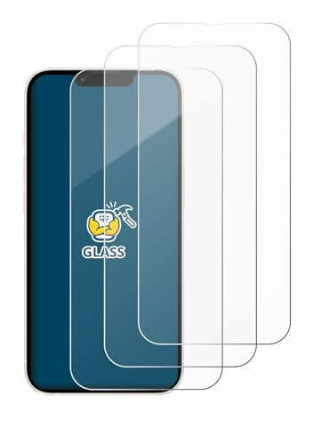 brotect Verre Trempé pour Apple iPhone 13/13 Pro (3 Pièces) Film Protection Ecran 9H
