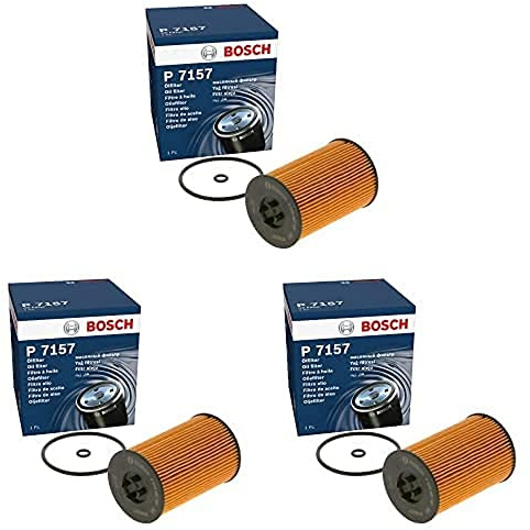 Bosch P7157 - Ölfilter Auto, 3er Pack