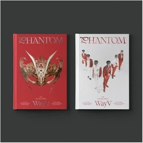 WayV PHANTOM 4th Mini Album CD+Photobook+Postcard+Clear mask card+Bookmark+Envelope+Photocard+Tracking (Overture Version)