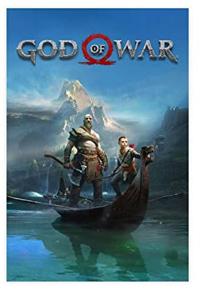 RIELLI God of War Game 18 Leinwand-Poster, Schlafzimmer-Dekoration, Sport-Landschaft, Büro, Raumdekoration, Geschenkrahmen: 30 x 45 cm
