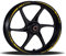 Adesivi Cerchioni Moto Set Completo per 2 Ruote 17 Pollici Strisce Cerchi Custom Vari Colori universale Mod.2 cod.RT002 (091 ORO)