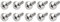METALLIXITY Croce Autofilettante Viti (M5x20mm) 10pz 316 Acciaio Inox Autoperforante Vite - per Manutenzione Casa e Lavorazione Legno