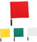 LABRIMP Schiedsrichterflagge, Handflagge, Lob Tanzfahnen, offizielle karierte Flagge, Rennflagge, Blm-Flagge, Anbetungsflaggen, das Schild, Schiedsrichterstrafflagge, Rot, Fußball, Sportzubehör,