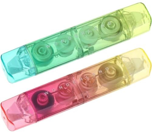 Fopytu 2-in-1 Doppelseitige Klebebandwalzen 2pcs/Set Nette Schnelle Try White Out Correction Tape Für Schule Offügene Accessoires