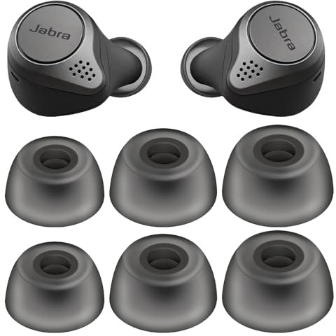 Ersatz-Ohrstöpsel, Kompatibel Mit Jabra Elite 75t/65t/Active/7 Pro/3/4, Silikon-Ohrstöpsel-Set