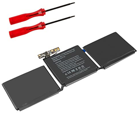 Exmate A1713 A1708 54.5Wh Akku für MacBook Pro13 Zoll-A1708 (nur für Ende 2016, Mitte 2017) A2159 (2019) A2289 (Mitte 2020) A2338 (M1 Ende 2020)- [:4781mAh/54.5Wh/11,4V]