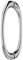 SANYROI poignée de porte de douche, écartement des trous 145 mm, poignée de cabine de douche, poignée de porte en verre arqué, Alliage de zinc, aspect chromé, solide, longueur 160 mm