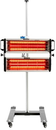 nmbhus 2000 W Infrarot-Lackhärtungslampe, Infrarot-Trocknungslicht Mit Beweglicher, Anhebbarer Halterung, Heiz-Lacklampe, for Trocknen Von Heißem Lack