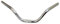 rockible Bike Handlebar Premium Handle Bar 25.4mm Clamp Riser Bar Bicycle Riser Handlebar for BMX Mountain Bikes Cycling Part