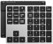 Kisnt Bluetooth Number Pad for Laptop, Wireless Rechargeable Numeric Keypad 34 Keys External Numpad Portable 10 Key USB Keypad for Apple Mac iMac MacBook Pro/Air, Windows PC