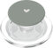 Dusty Sage Green - Cute Simple Chic Boho Hand Drawn Heart PopSockets PopGrip for MagSafe