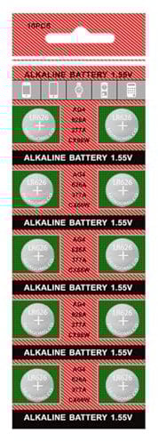 Wsdsgz Battery,20pcs/10Pcs AG4/377/LR626 Watch Battery Button Cell Button Batteries for Watches Toy, Long Lasts Power Supply