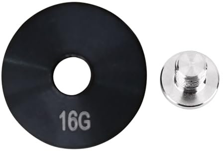 Golf Weight Screw, 16g Stainless Steel Golf Club Weight for G30 Driver Head Clubs Training Accessory, 0.5cm Center Hole Diameter Golf Weighted Screw
