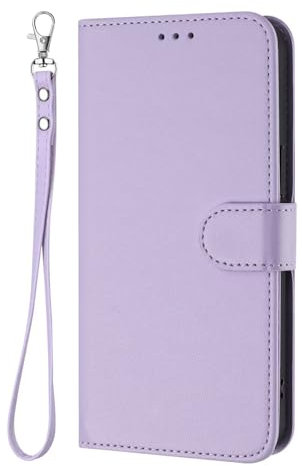 BEENTRYS Pelle PU Cover per VIVO Y76 5G Cover a Libro,Portafoglio Slot per Schede Supporto Kickstand Chiusura Magnetica Flip Caso Antiurto Custodia per Telefono-Violachiaro