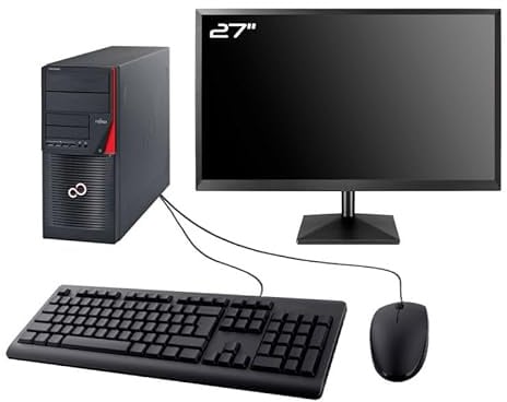 PC Fujitsu Celsius W530 MT Schermo 27 Intel I3-4130 RAM 16GB SSD 250GB WiFi W11 (ricondizionato)