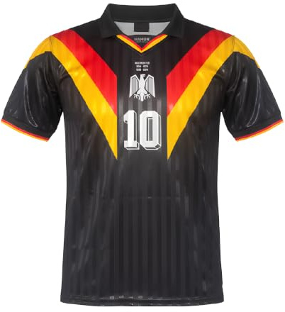 MAMUN Retro Trikot Deutschland schwarz