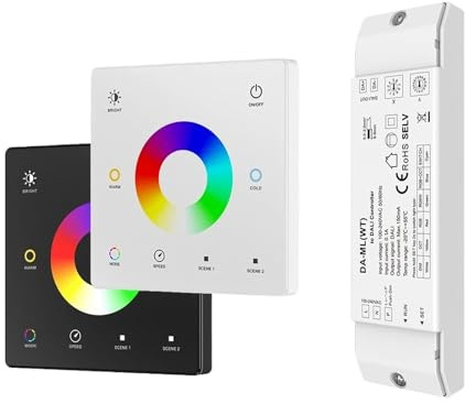 Dimmer controller LED DT6 DT7 Alimentatore bus DT8 con funzione push dimming Telecomando touch 2.4G Dimmer LED(DALI Dimmer Only)