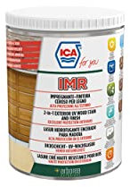 Ica For You IMR01 - Impregnante Finitura Ceroso All'Acqua per Legno, 2-in-1 Impregna e Protegge a Lungo, per Esterni, Cedro, 2.5 L - IMR01-0250