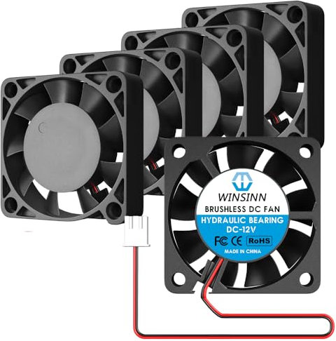 WINSINN 40mm Fan 12V Hydraulic Bearing Brushless 4010 40x10mm - High Speed (Pack of 5Pcs)