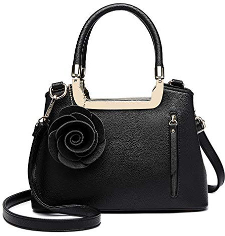 Miss Lulu Handbags for Women Ladies Shoulder Bags Fashion PU Leather Crossbody Top Handle Bag