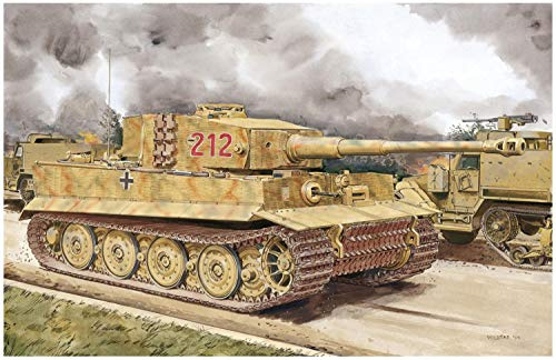 Dragon Models DR6947 Kriegsfahrzeug aus Kunststoff zur Selbstmontage, Tiger I Late Production W/Zimmerit (Normandy 1944), Maßstab 1:35