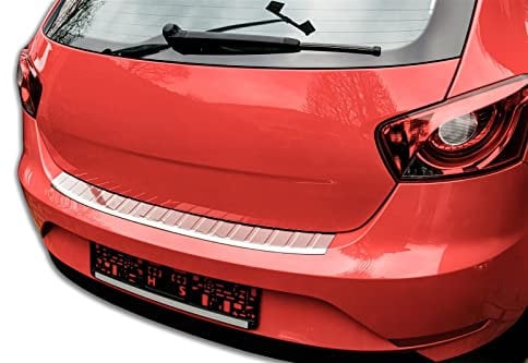 Ladekantenschutz Edelstahl CHROM kompatibel für SEAT IBIZA 4trg | 2012-2017 | mit Abkantung | premium Qualität von RECAMBO
