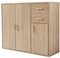 Panana Sideboard Storage Cupboard Cabinet Unit with Doors and Drawers Living Room Bedroom Furniture (Oak)