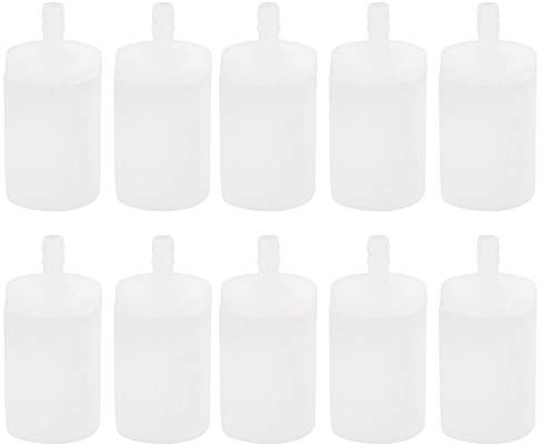 10 Uds ABS filtro de combustible filtro de combustible de repuesto apto para piezas de motosierra Husqvarna accesorios de herramientas de jardín tecnología de fabricación avanzada