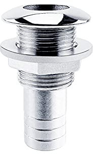 Asudaro Kajak Ablassschraube, Boot Ablassstopfen Lenzstopfen Edelstahl Boot Ablassschraube Bootsablauflöcher Ablassschraube Marine Scupper Bungs Stopper Ersatzzubehör für Marine Ship Yacht Boot,20 mm