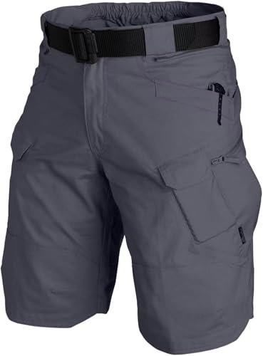 Shorts Homme Sport Shorts Tactiques Classiques pour Hommes Améliorés Imperméables À Séchage Rapide Multi-Poches Pantalons Courts en Plein Air Chasse Pêche Cargo Shorts