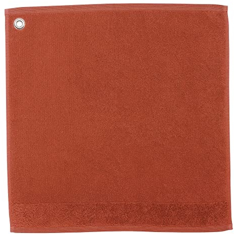 Handtuch mit Öse Curl 50 X 50 terrakotta 50 x 50 cm Winkler