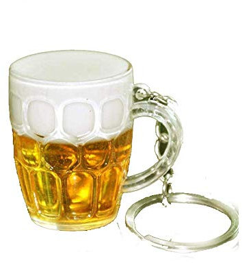 Moda Mini simulación cerveza taza colgante cerveza llavero resina artesanía regalo simulación cerveza modelo juguete regalo nuevo lanzado