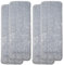 Lot de 4 Lingettes Microfibre pour Balai Serpillière Mop Compact Malin – Kit Complet de Nettoyage (Lot de 4 lingettes) Rouge