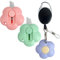 Roellgs Mini-Schrumpffner mit Schlüsselanhänger zum einfachen Aufhängen, Mini-Schrumpffner, Brieföffner, mit Schlüsselanhänger zum einfachen Aufhängen (Blume)