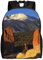 Elch Malerei Gedruckt Laptop Rucksack Für Männer Frauen Leichter Casual Daypack Reiserucksack Für Sport, Pikes Peak Colorado, One size