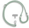 RhinoShield wasserdichtes und langlebiges Lanyard aus TPU zum Umhängen| Verstellbare Länge, zusätzliche Schnallen zum Aufhängen von Zubehör wie Airpods (Lanyard Adapter enthalten) - Salbeigrün