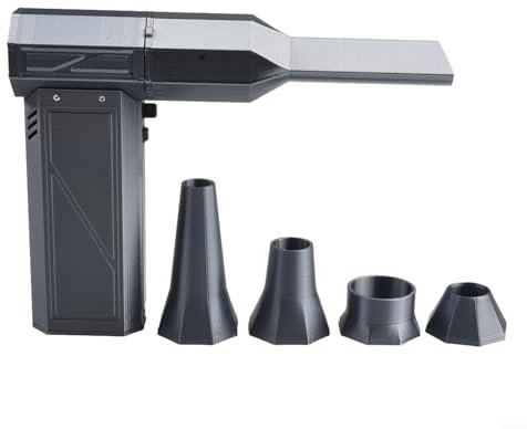 EpheyFIF Leistungsstarker Mini-Turbo-Lüfter, Turbo-Jet-Ventilator, 110.000 U/min, 45 m/s, 2 x 4000 mAh Batterien (Turbofan-Hauptgerät-Set)
