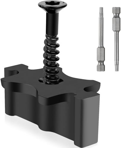 Paquet de 500 fixations de terrasse cachées pour lames de terrasse en composite, clips avec vis de terrasse en métal, clips de fixations universelles pour lames de terrasse