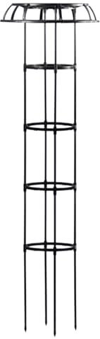 Climbing Obelisks, Garden Trellis with Tower Obelisk, Steel Umbrella Clematis Trellis for Outdoors, Garden Plant Stand, Stable Vine Supports