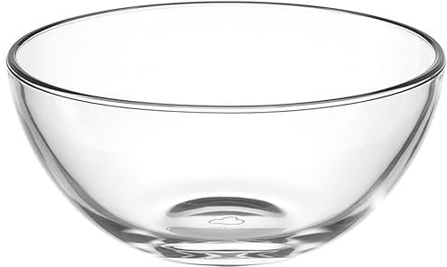 LEONARDO HOME CUCINA Schalenset • 4 Stück • Für Salat, Obst und Dips • Stapelbar • Robustes Alltagsgeschirr • Zeitloses Design • Ideal für Küche, Buffet, Esstisch • Höhe 6,5 cm • klar • 066346