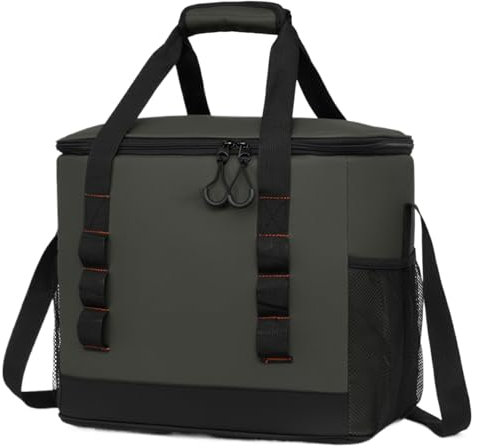 Bolsa De Enfriador De Yeti, Mochila De Enfriador Aislada, Portador De Alimentos Portátiles, Espaciosa Capacidad De 20 Litros, Resistente Y Cómodo De Transportar, 32x22x27cm Para Accesorios De Picnic M