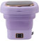 Mini-Machine à Laver, Efficace éliminer les Odeurs 9L de Machine à Linge Moteur Courant Compact Portable Faible Bruit (PURPLE)